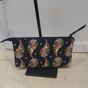 Floral Navy Women's Clutch